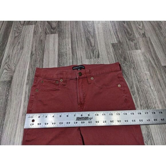J. Crew Womens Size 27 Mercantile Pockets Skinny Red Denim Jeans - Picture 9 of 12